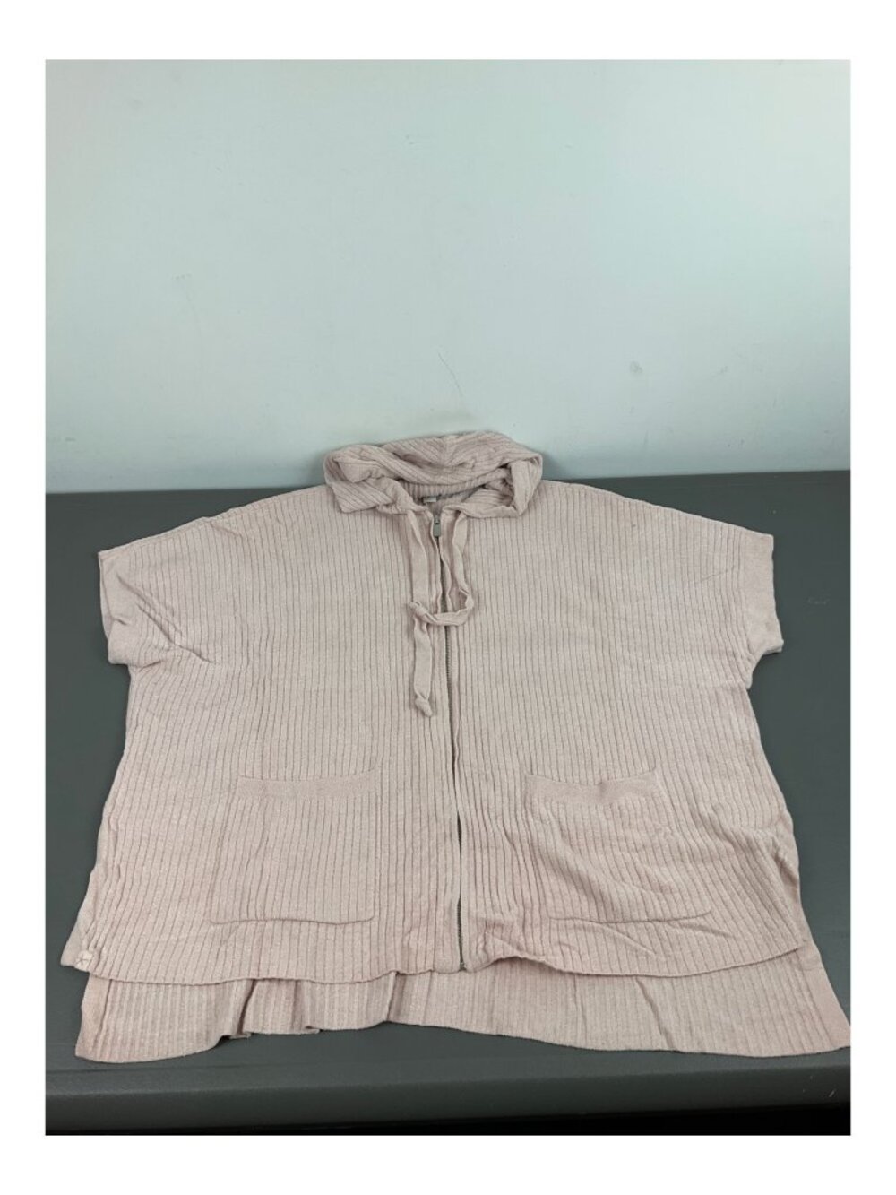 Barefoot Dreams CozyChic Ultra Lite Women's Light Pink Hooded Cardigan XXS/XS